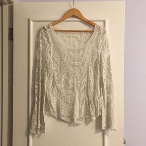White Lace Long Sleeve